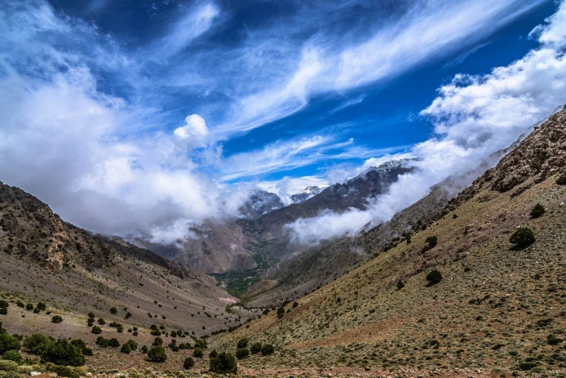 Tizi N'Mzik, Tizi N'Mezzik, Imlil Valley, High Atlas Mountains, Morocco